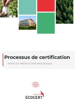 Processus de certification - MODE DE PRODUCTION BIOLOGIQUE - Ecocert