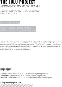 THE LULU PROJEKT no future for you but not for us ! - oblique compagnie