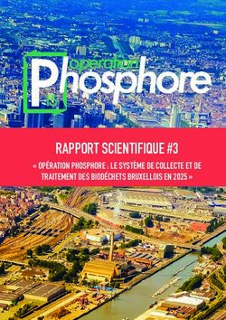 RAPPORT SCIENTIFIQUE #3 - " OPÉRATION PHOSPHORE : LE SYSTÈME DE COLLECTE ET DE TRAITEMENT DES BIODÉCHETS BRUXELLOIS EN 2025 " - Opération ...
