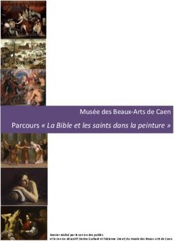 Parcours " La Bible et les saints dans la peinture " - Musée des Beaux-Arts de Caen