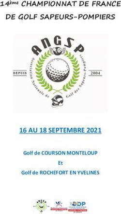 DE GOLF SAPEURS-POMPIERS - 16 AU 18 SEPTEMBRE 2021 - 14&egrave;me CHAMPIONNAT DE FRANCE