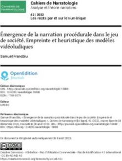 &Eacute;mergence de la narration proc&eacute;durale dans le jeu de soci&eacute;t&eacute;. Empreinte et heuristique des mod&egrave;les vid&eacute;oludiques
