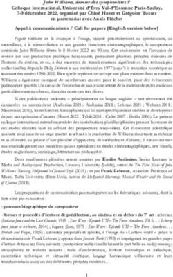 John Williams, dernier des symphonistes ? - Soci&eacute;t&eacute; Fran&ccedil;aise ...