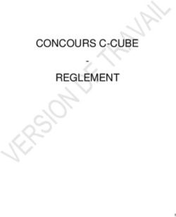 CONCOURS C-CUBE REGLEMENT