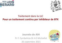 Pour un traitement continu par inhibiteur de BTK Journée de AIH - Traitement dans la LLC