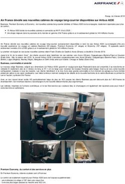 Air France d&eacute;voile ses nouvelles cabines de voyage long-courrier disponibles sur Airbus A330