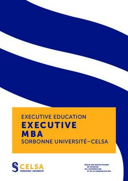 EXECUTIVE M B A EXECUTIVE EDUCATION - CELSA