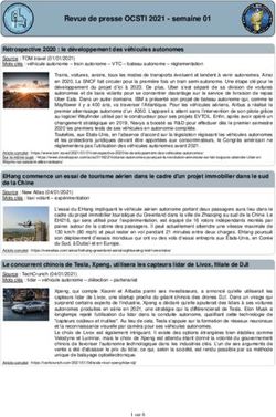 Revue de presse OCSTI 2021 - semaine 01 - Gendarmerie Nationale