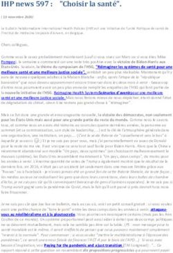 IHP news 597 : "Choisir la sant&eacute;" - International Health Policies