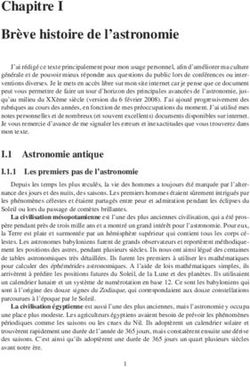 Br&egrave;ve histoire de l'astronomie