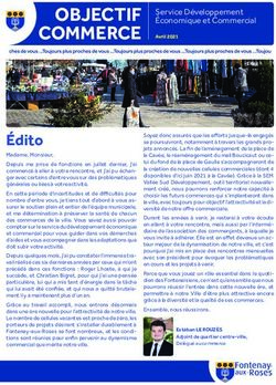 OBJECTIF COMMERCE - Ville de Fontenay-aux-Roses