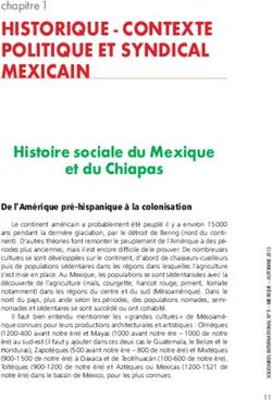 HISTORIQUE - CONTEXTE POLITIQUE ET SYNDICAL MEXICAIN - SOLIDAIRES