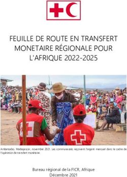 FEUILLE DE ROUTE EN TRANSFERT MONETAIRE RÉGIONALE POUR L'AFRIQUE 2022-2025 - Cash Hub
