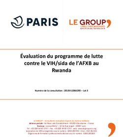 Évaluation du programme de lutte contre le VIH/sida de l'AFXB au Rwanda - FXB International