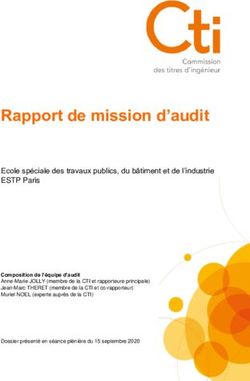 Rapport de mission d'audit - Ecole sp&eacute;ciale des travaux publics, du b&acirc;timent et de l'industrie ESTP Paris - CTI