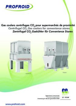 Gas coolers centrifuges CO2 pour supermarchés de proximité - Profroid