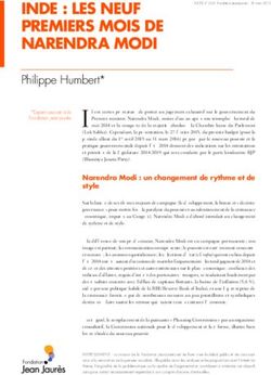 Narendra Modi : un changement de rythme et de style