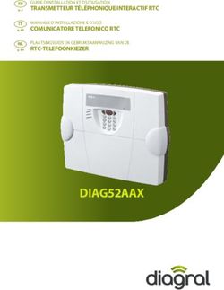 DIAG52AAX - TRANSMETTEUR TÉLÉPHONIQUE INTERACTIF RTC GUIDE D'INSTALLATION ET D'UTILISATION - Diagral