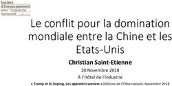 Le conflit pour la domination mondiale entre la Chine et les Etats-Unis - Christian Saint-Etienne - Société d'Encouragement pour ...