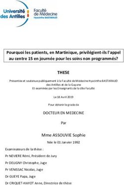 THESE Pourquoi les patients, en Martinique, privilégient-ils l'appel au centre 15 en journée pour les soins non programmés? - URML Martinique