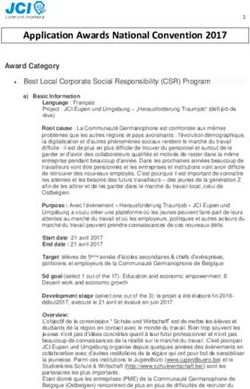 Application Awards National Convention 2017