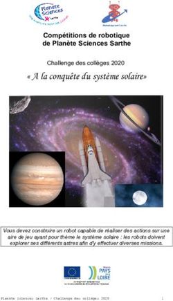" A la conquête du système solaire" - Compétitions de robotique de Planète Sciences Sarthe - Planète Sciences