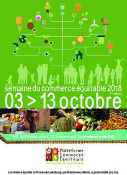 Octobre semaine du commerce équitable 2018 - 60 activites dans 22 communes luxembourgeoises - Luxembourg Équitable