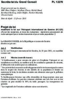 Secr&eacute;tariat du Grand Conseil - modifiant la loi sur l'A&eacute;roport international de Gen&egrave;ve H 3 ...