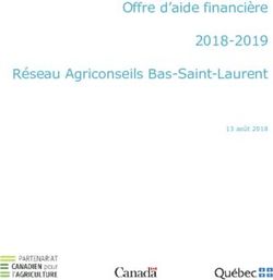 Offre d'aide financière 2018-2019 Réseau Agriconseils Bas-Saint-Laurent