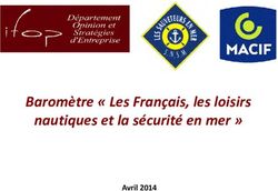 Barom&egrave;tre " Les Fran&ccedil;ais, les loisirs nautiques et la s&eacute;curit&eacute; en mer " - Avril 2014 - SNSM