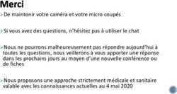 De maintenir votre caméra et votre micro coupés Si vous avez des questions, n'hésitez pas à utiliser le chat Nous ne pourrons malheureusement ...