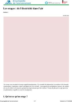 Les orages : de l'électricité dans l'air - Auteurs : Encyclopédie de l'environnement
