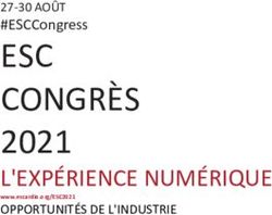 ESC CONGRÈS 2021 L'EXPÉRIENCE NUMÉRIQUE OPPORTUNITÉS DE L'INDUSTRIE - 27-30 AOÛT