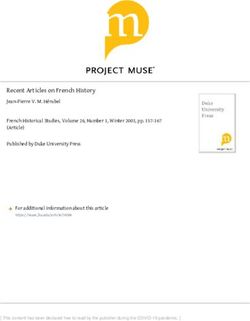 Recent Articles on French History - Jean-Pierre V. M. Hérubel French Historical Studies, Volume 26, Number 1, Winter 2003, pp. 157-167 (Article) ...