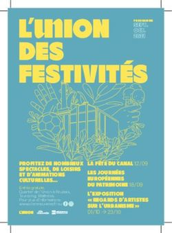 DES FESTIVITÉS - Sem Ville Renouvelée