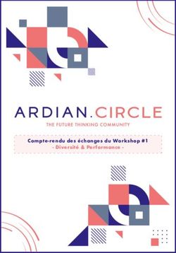 Compte-rendu des &eacute;changes du Workshop #1 - Diversit&eacute; & Performance - Brochure Infographie ARDIAN CIRCLE