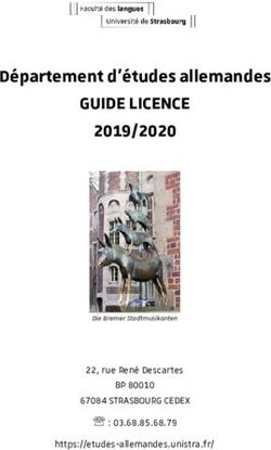 GUIDE LICENCE Département d'études allemandes 2019/2020 - BP 80010 67084 STRASBOURG CEDEX 22, rue René Descartes : 03.68.85.68.79 ...