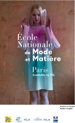 Brochure en français Booklet in English - PSL