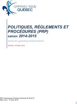 POLITIQUES, RÈGLEMENTS ET PROCÉDURES (PRP) - saison 2014-2015 - Gymnastique ...