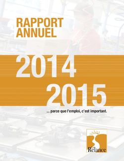 Parce que l'emploi, c'est important - La Relance