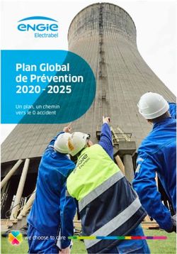 Plan Global de Prévention 2020 2025 - Un plan, un chemin vers le 0 accident - we choose to care - ENGIE Electrabel