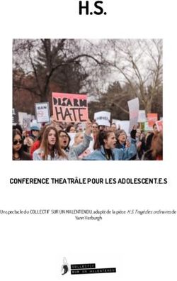 H.S - CONFERENCE THEATR&Acirc;LE POUR LES ADOLESCENT.E.S Un spectacle du COLLECTIF SUR UN MALENTENDU, adapt&eacute; de la pi&egrave;ce H.S. Trag&eacute;dies ordinaires de ...