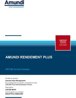 AMUNDI RENDEMENT PLUS - OPCVM de droit fran&ccedil;ais