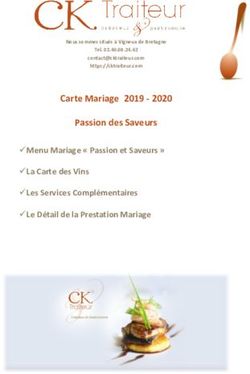 Passion des Saveurs Carte Mariage 2019 2020 - CK Traiteur