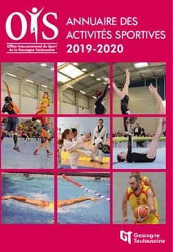ANNUAIRE DES ACTIVITÉS SPORTIVES 2019-2020 - Toulousaine - Quomodo