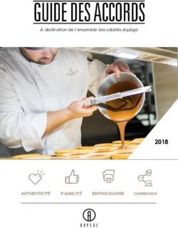 2018 À destination de l'ensemble des salariés Arpège - CFTC Elior