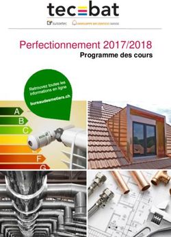 Perfectionnement 2017/2018 - Programme des cours - Bureau des Métiers