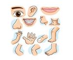 Les parties du corps Th&egrave;me - (Body parts)