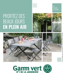 PROFITEZ DES BEAUX JOURS - EN PLEIN AIR - Gamm Vert