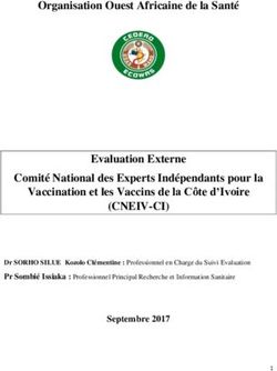 (CNEIV-CI) - Organisation Ouest Africaine de la Santé - Evaluation Externe Comité National des Experts Indépendants pour la Vaccination et les ...